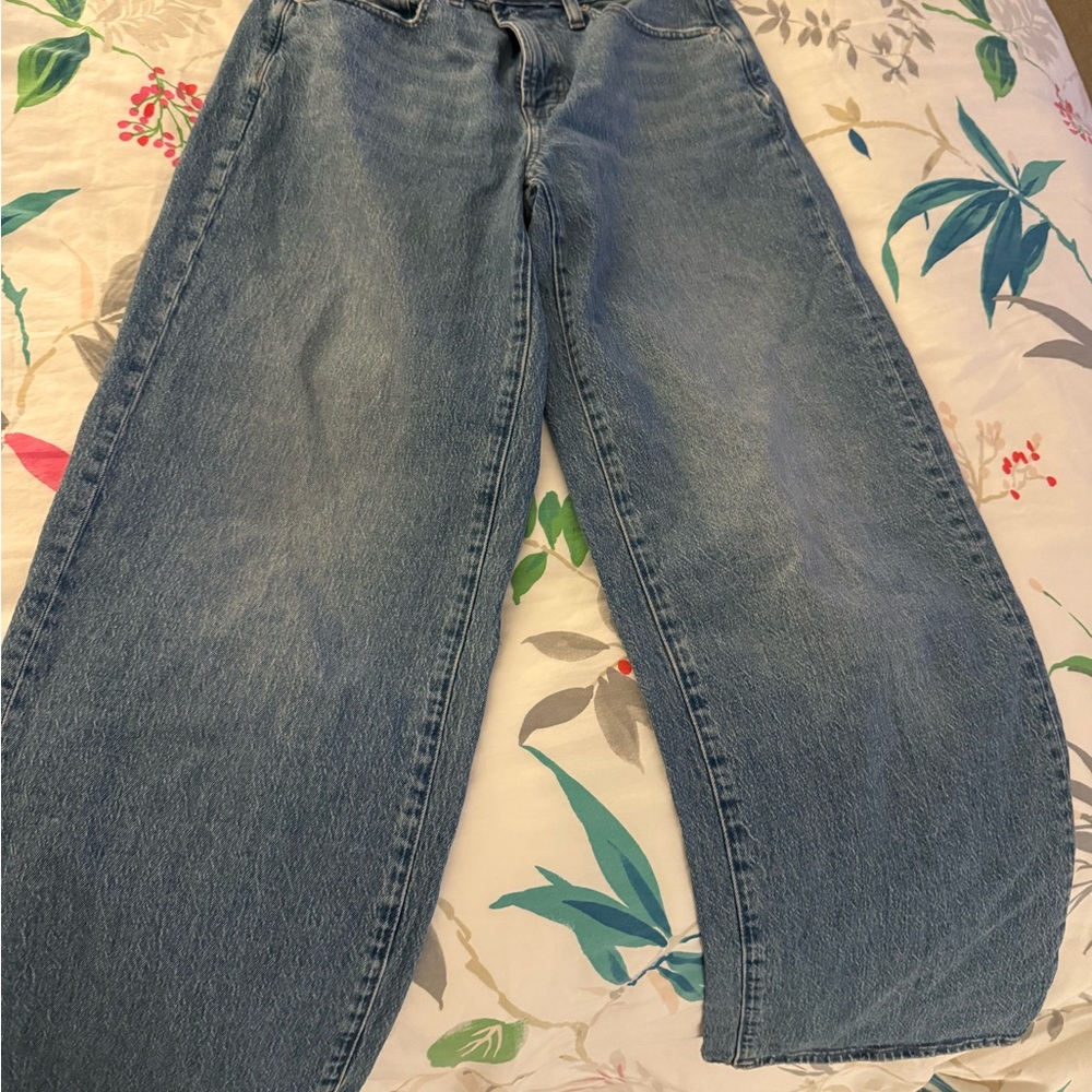 Madewell Curvy Vintage Wide-Leg Jeans in Blue